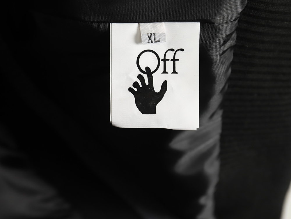 Off-White Golf Capsule Arrow Logo Baseball Jacket