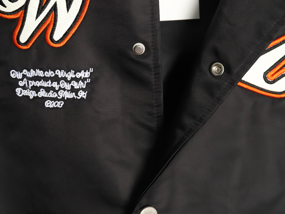 Off-White Golf Capsule Arrow Logo Baseball Jacket