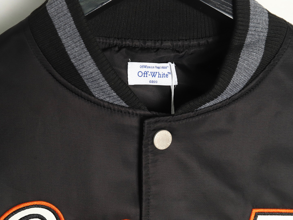 Off-White Golf Capsule Arrow Logo Baseball Jacket