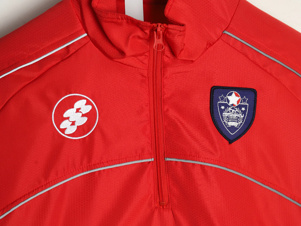 S*p*e 3m reflective half-zip pullover jacket