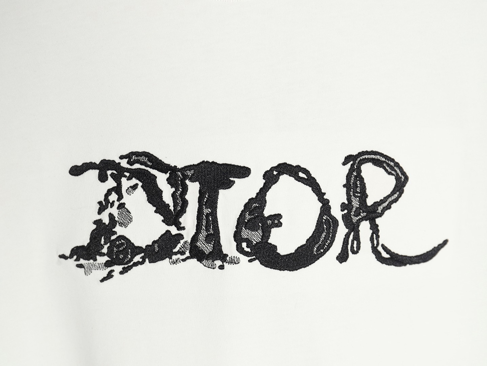 D*or lettering embroidered short sleeve t-shirt