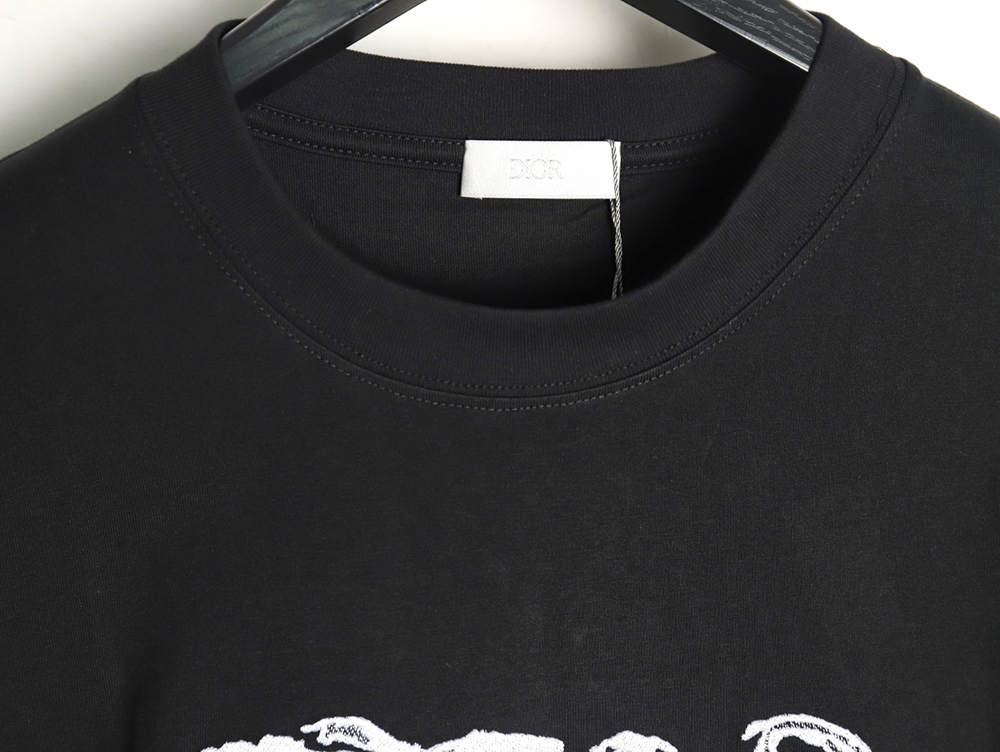 D*or lettering embroidered short sleeve t-shirt