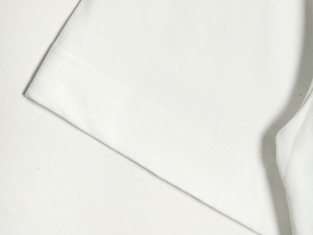 Givenchy hollow arc letter embroidered short-sleeved T-shirt