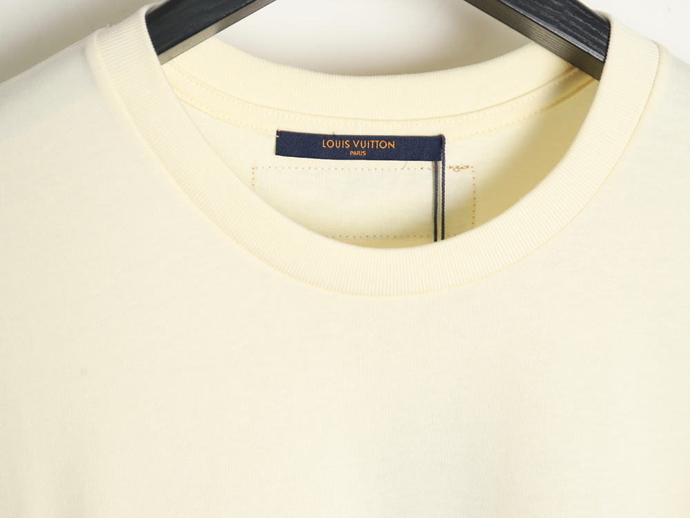 l0*is V*t0n fake pocket letter printed short sleeves