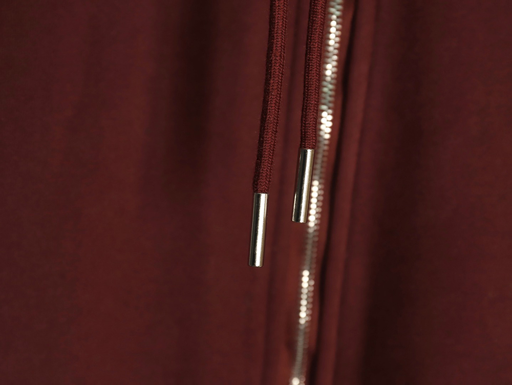 Lacoste crocodile embroidered logo fleece zip-up jacket TSK1