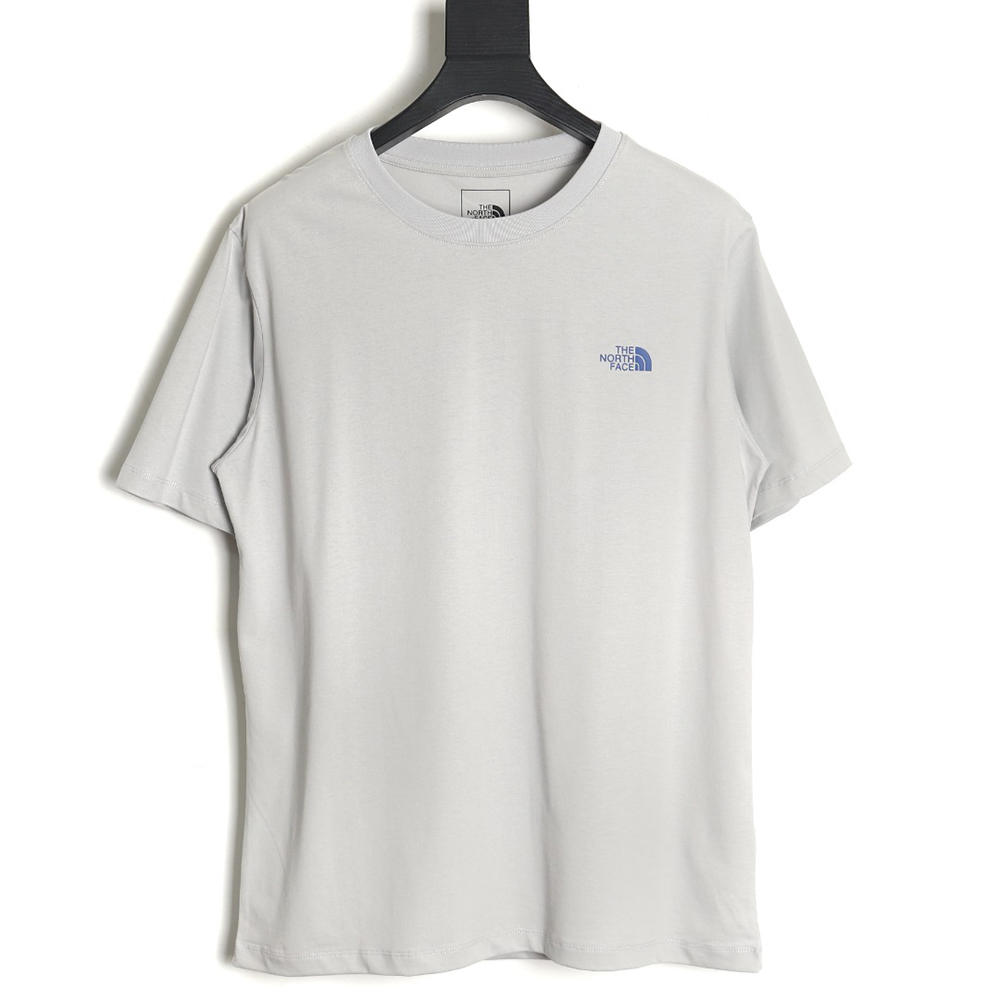 the nor*h F**e snow mountain forest print short-sleeved t-shirt