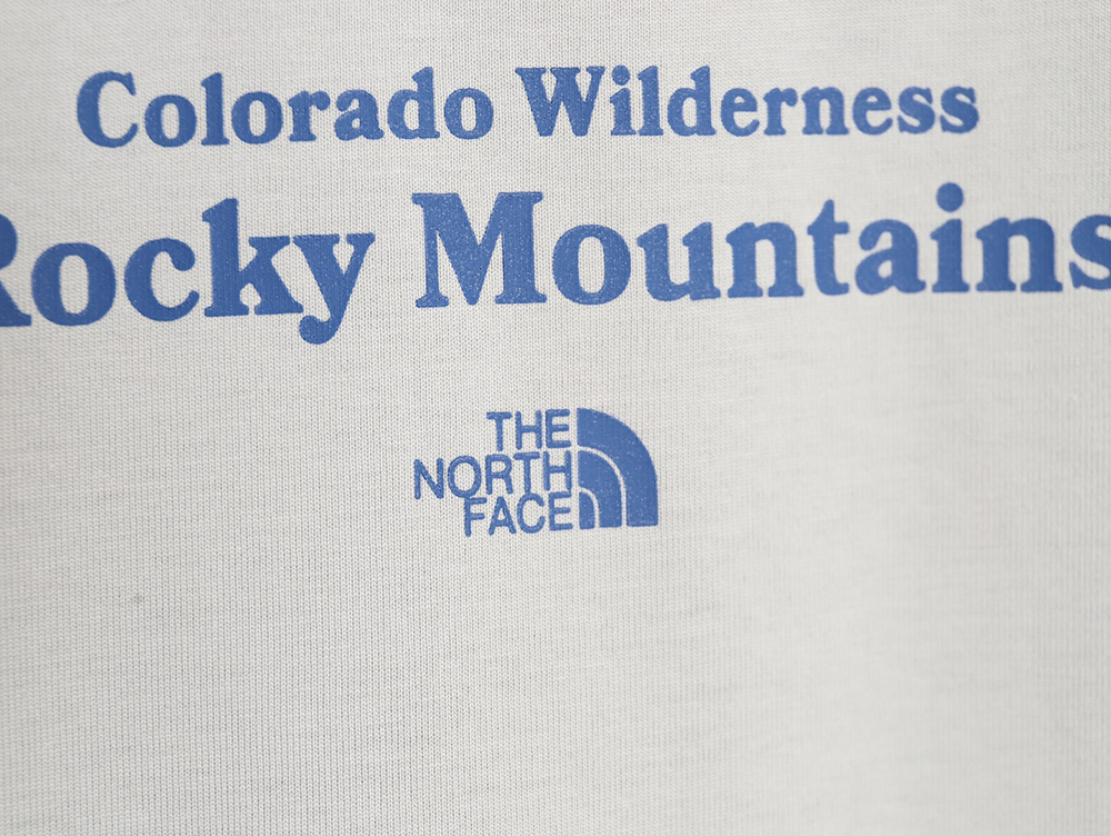 the nor*h F**e snow mountain forest print short-sleeved t-shirt