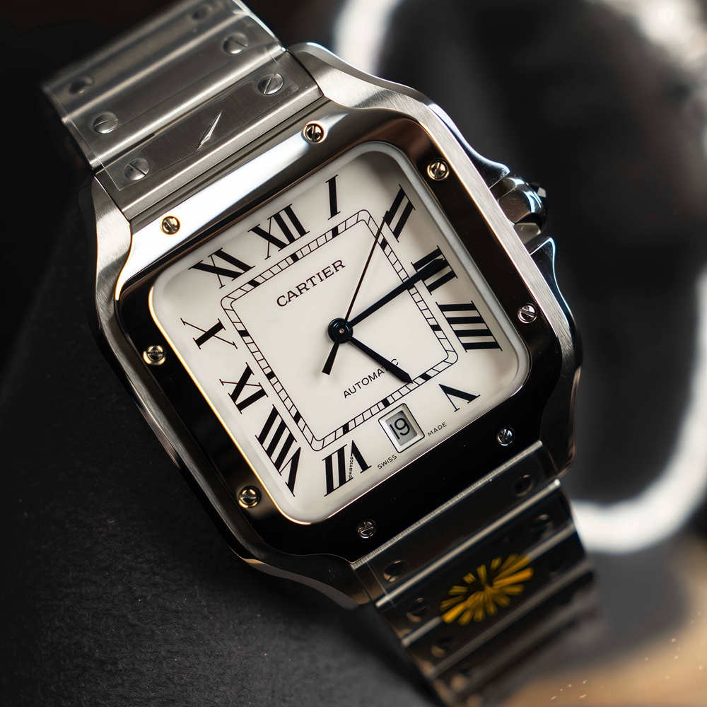 Ca*t*er - santos de Ca*t*er - wssa0018 - white dial - steel - 2022