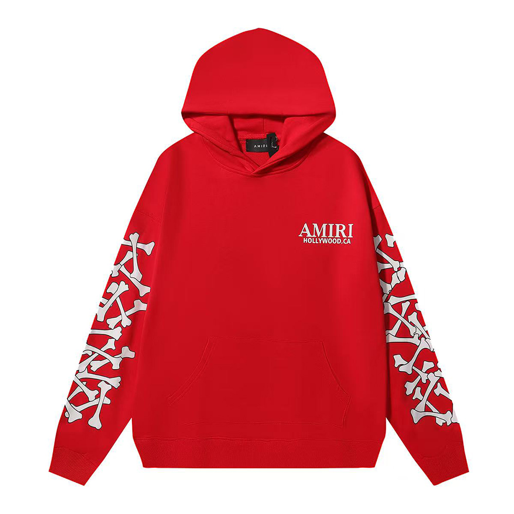 Amiri Bones Stacked Lyocell Hoodie