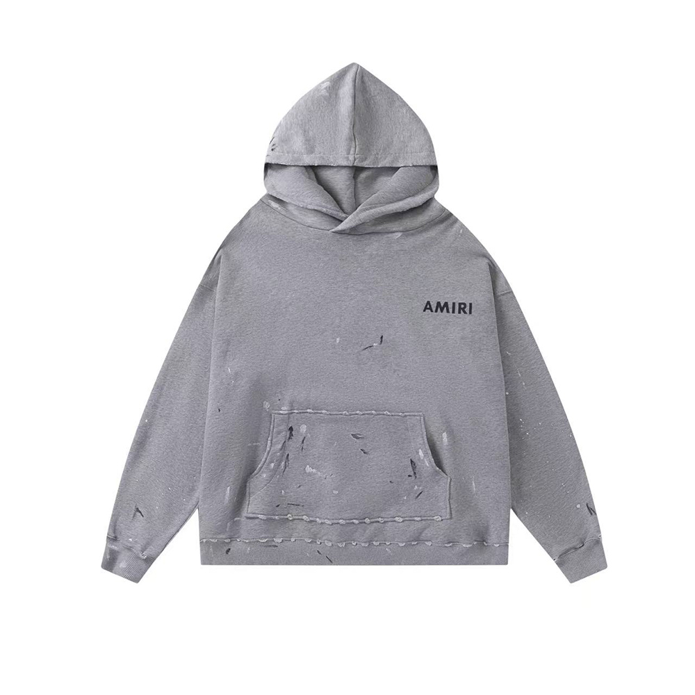 Amiri Army Paint Hoodie
