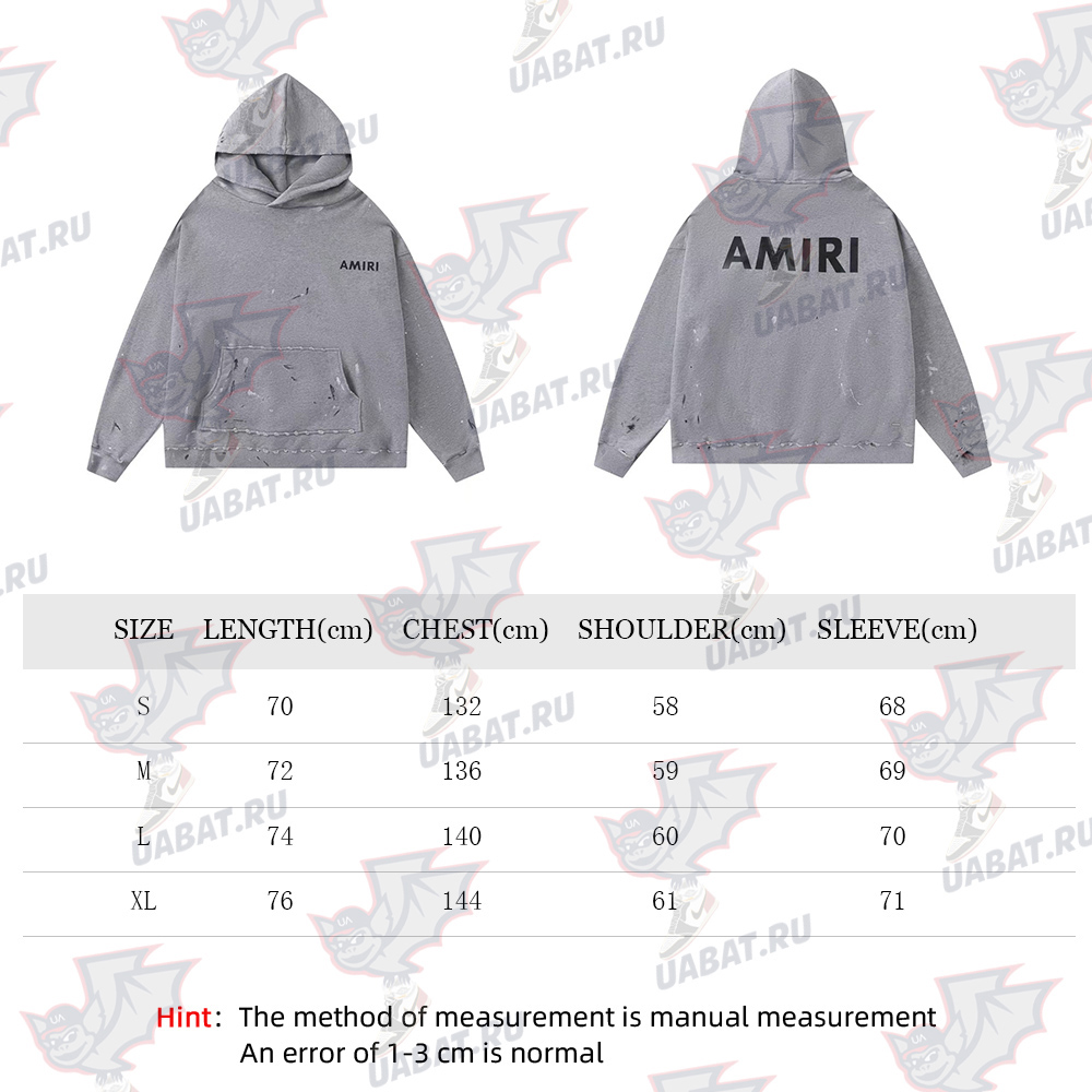 Amiri Army Paint Hoodie