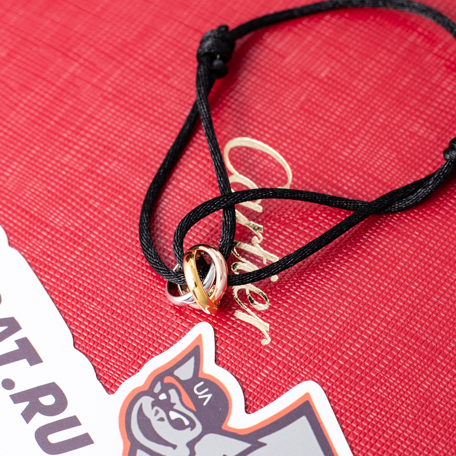 Ca*t*er trinity bracelet b6016700 w:2mm in:10.7mm