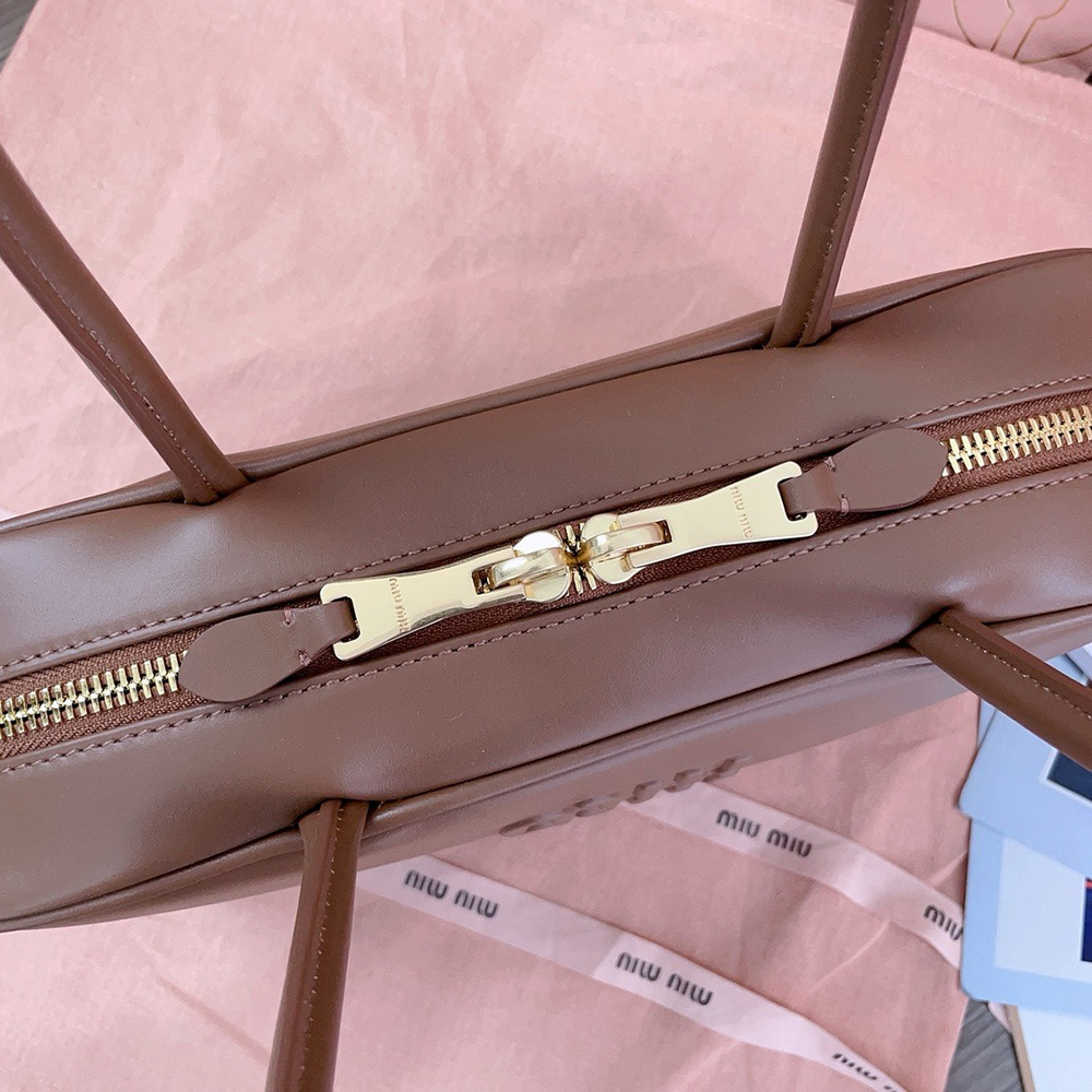 Miu Miu Beau leather top-handle bags 5BB172 17*30*8.5cm