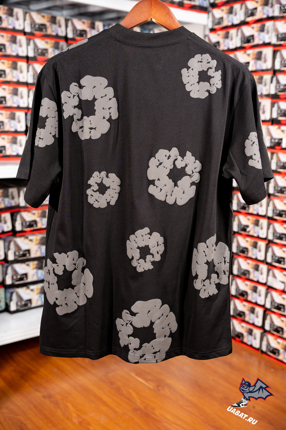 Denim Tears foam print loose short sleeves