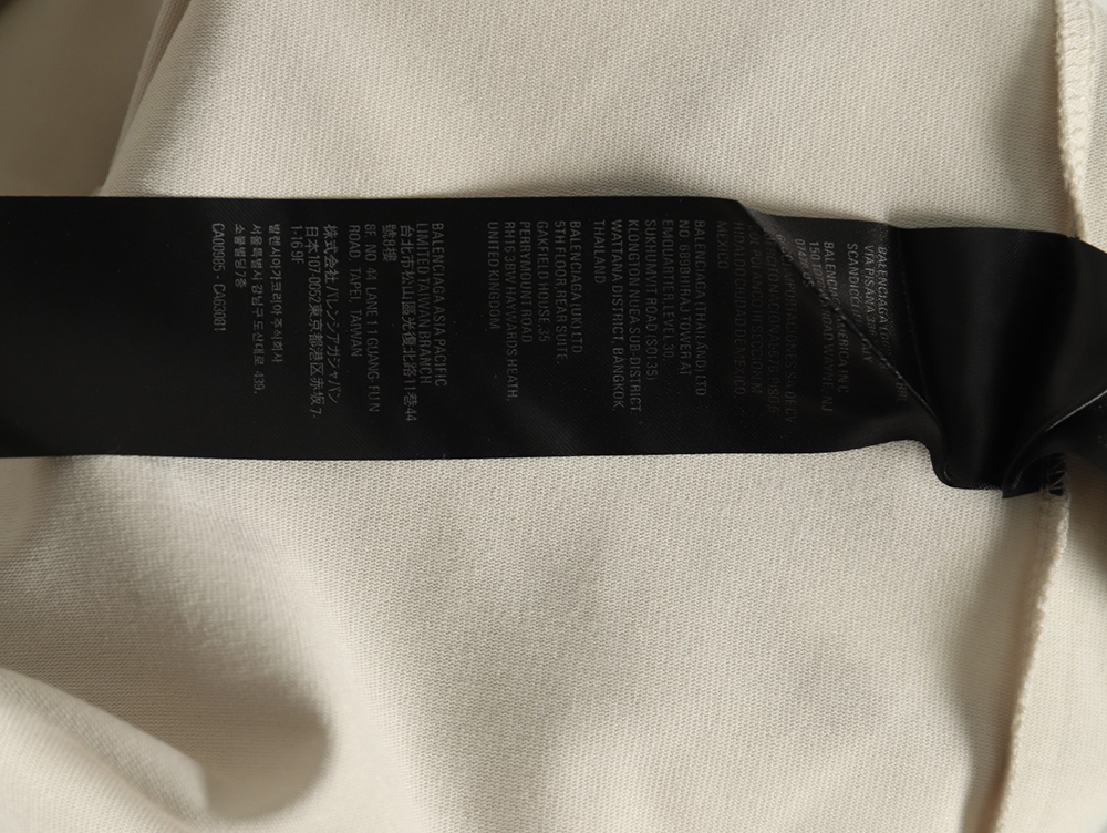 Ba*len*cia*ga blurred coke print short sleeve t-shirt