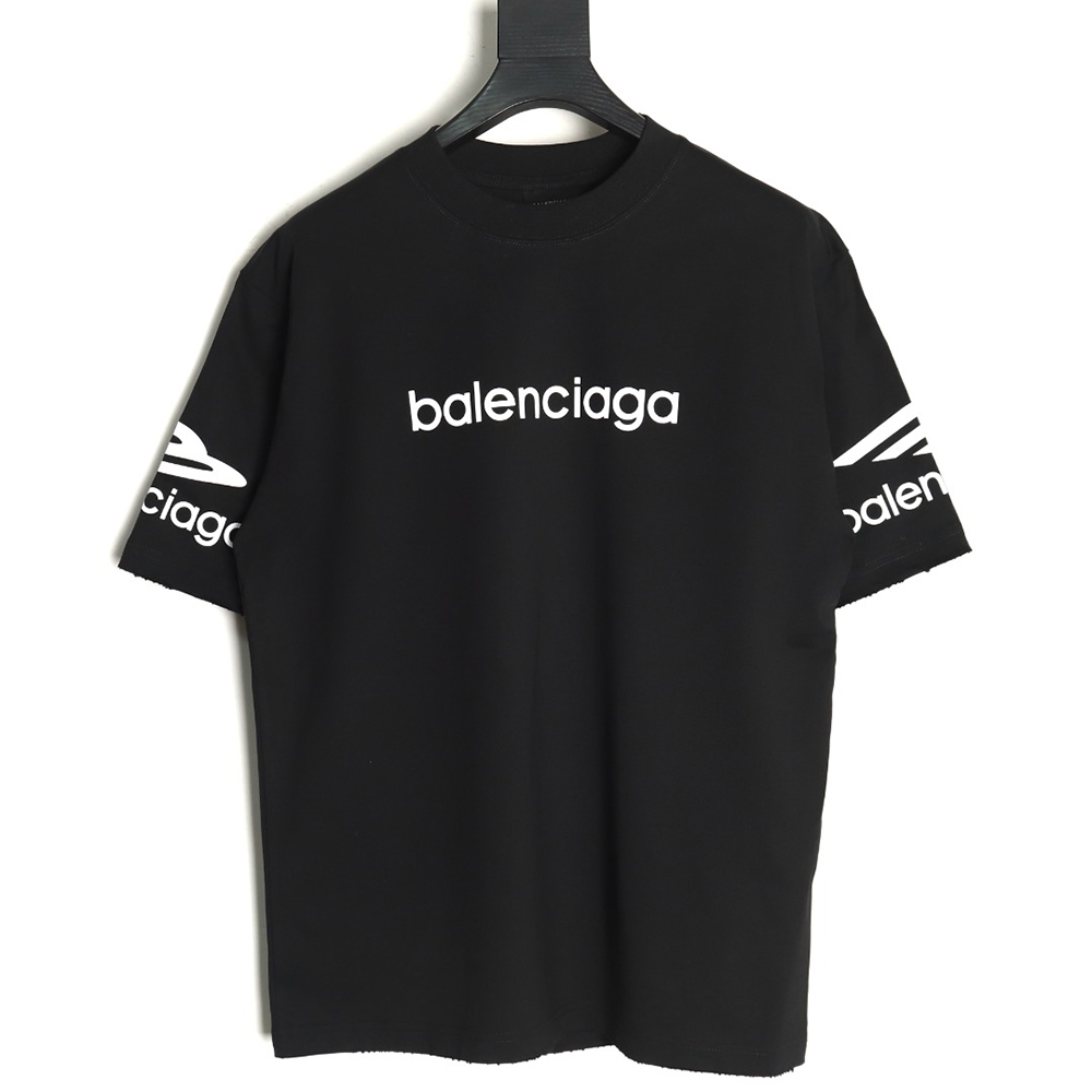 Ba*len*cia*ga ski series printed short-sleeved t-shirt tsk1