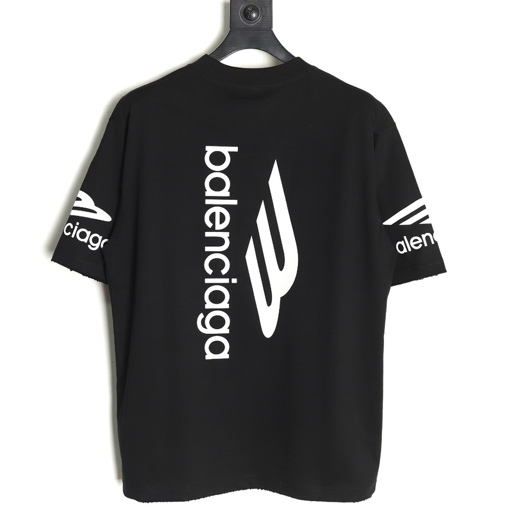 Ba*len*cia*ga ski series printed short-sleeved t-shirt tsk1