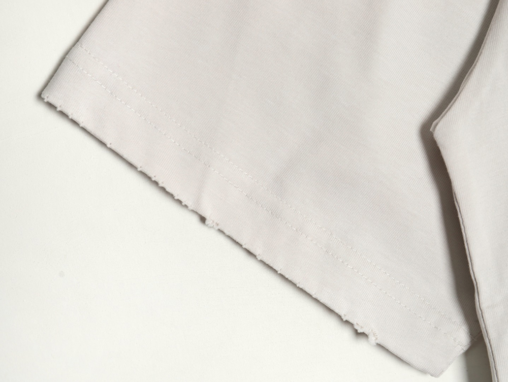 Ba*len*cia*ga logo vertical cracked print short-sleeved t-shirt