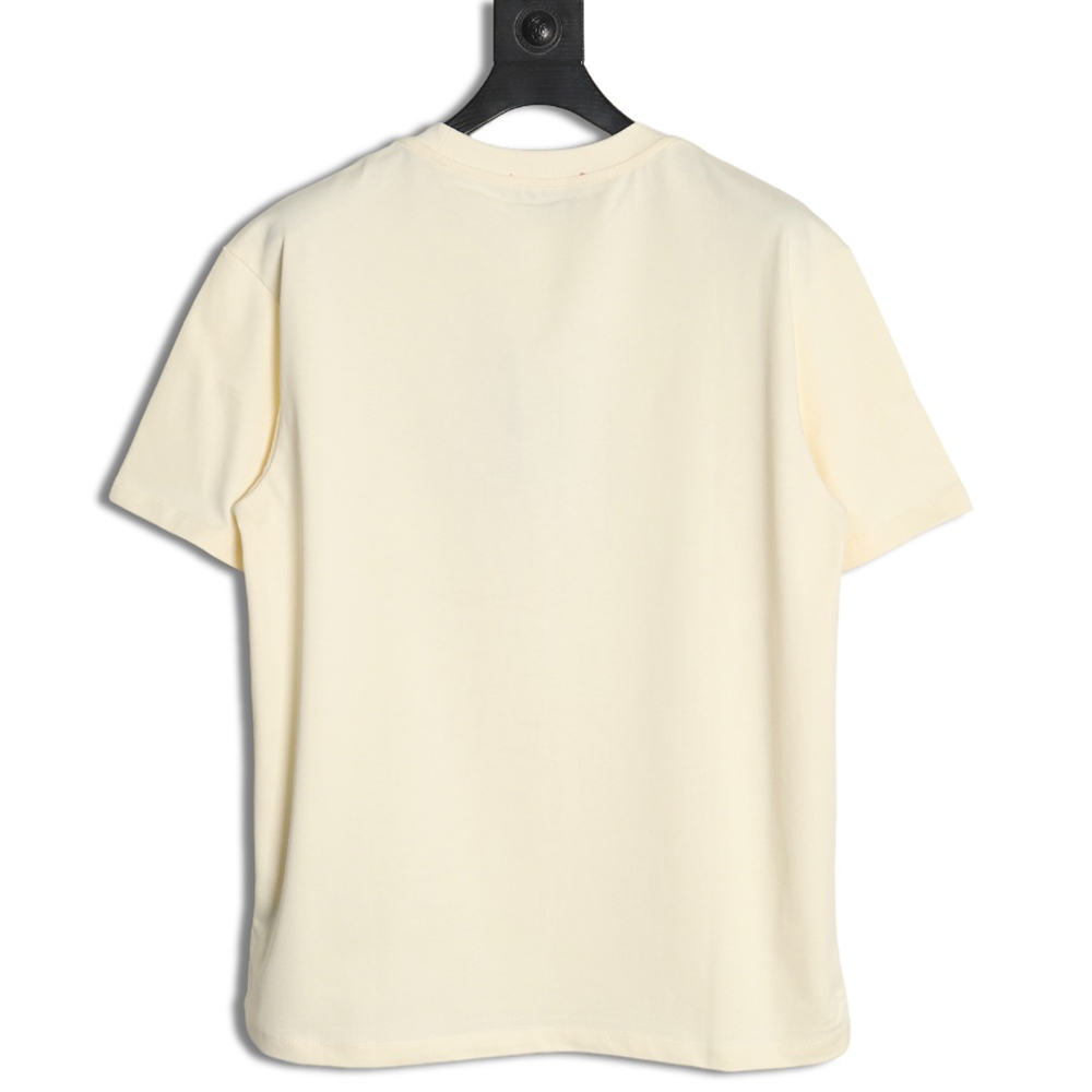 G*u*i chest embroidered bear short sleeve t-shirt