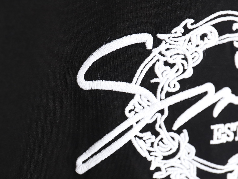 Givenchy embroidered lettering logo short sleeve