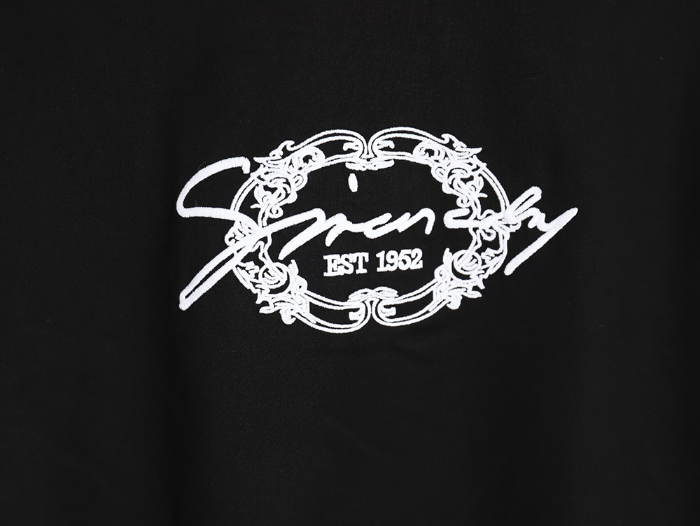 Givenchy embroidered lettering logo short sleeve