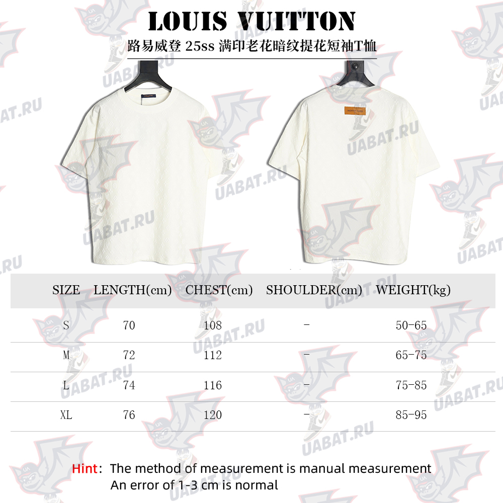 l0*is V*t0n full print monogram dark pattern jacquard short sleeve t-shirt