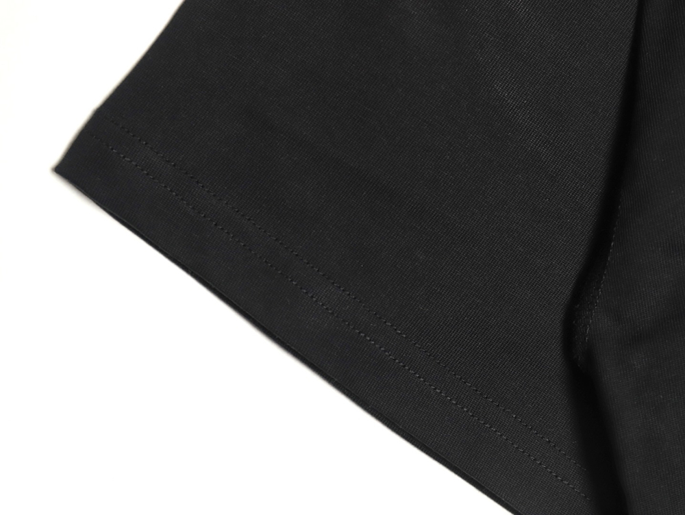 l0*is V*t0n collar graffiti letters printed large logo short-sleeved t-shirt tsk1