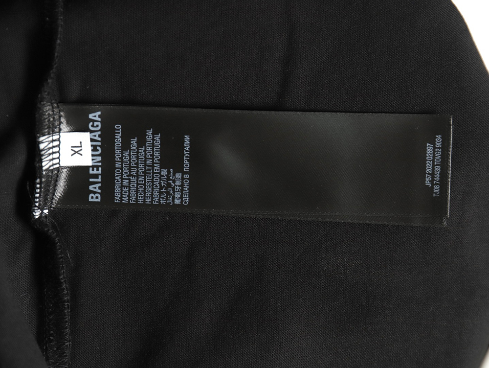 Ba*len*cia*ga lettering print short sleeves tsk1