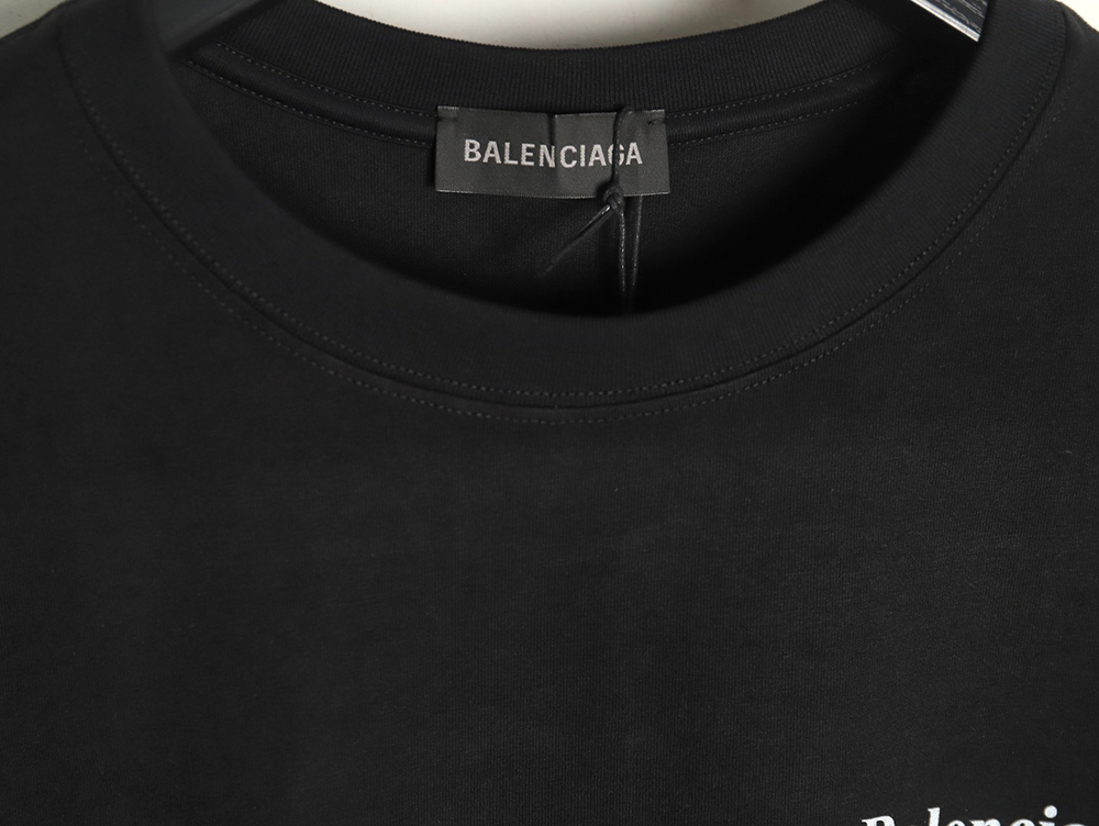 Ba*len*cia*ga lettering print short sleeves tsk1