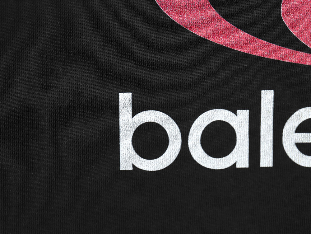 Ba*len*cia*ga lettering print short sleeves tsk1