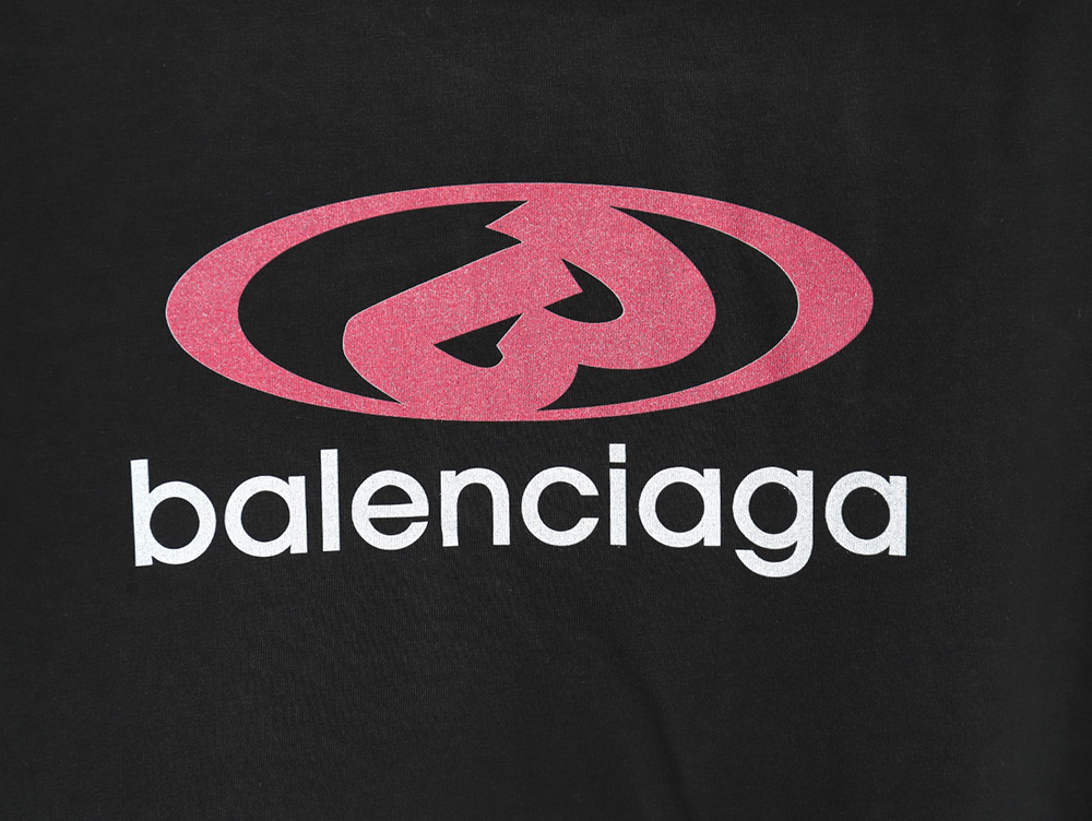 Ba*len*cia*ga lettering print short sleeves tsk1