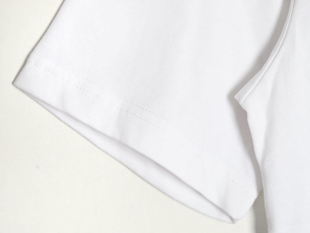 Givenchy floral embroidered lettering logo short sleeves