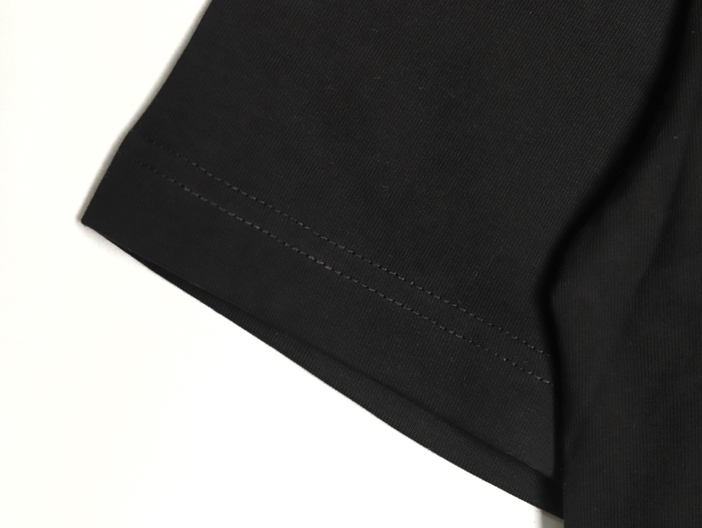 Givenchy floral embroidered lettering logo short sleeves TSK1