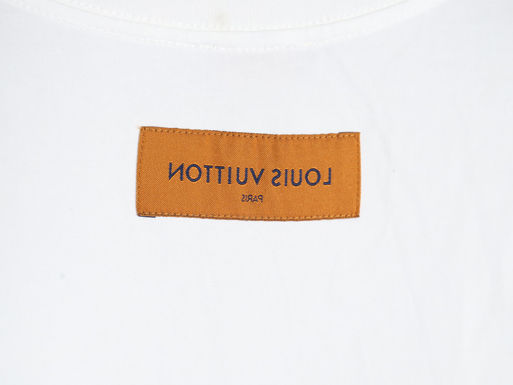 l0*is V*t0n embroidered logo badge short-sleeved t-shirt