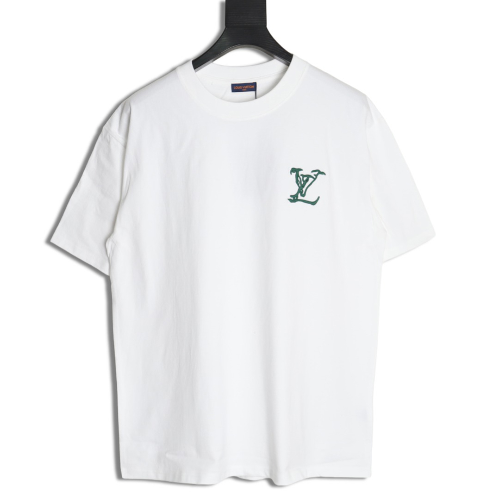 l0*is V*t0n embroidered logo badge short-sleeved t-shirt