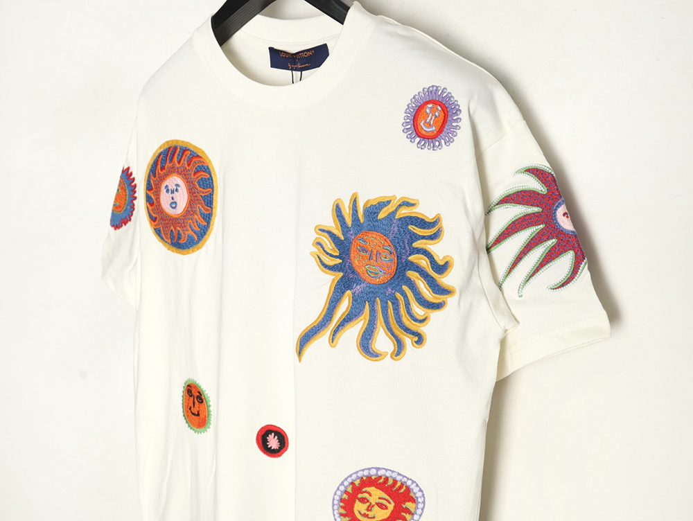 l0*is V*t0n sunfish embroidered short-sleeved t-shirt