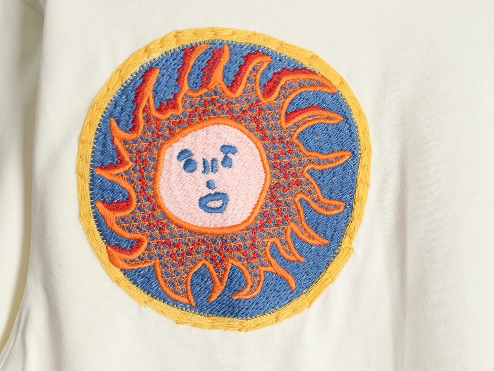 l0*is V*t0n sunfish embroidered short-sleeved t-shirt