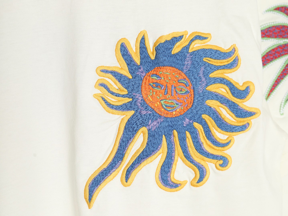 l0*is V*t0n sunfish embroidered short-sleeved t-shirt