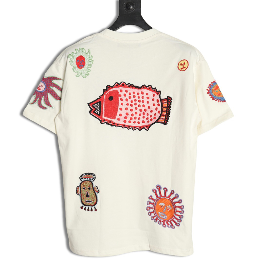 l0*is V*t0n sunfish embroidered short-sleeved t-shirt