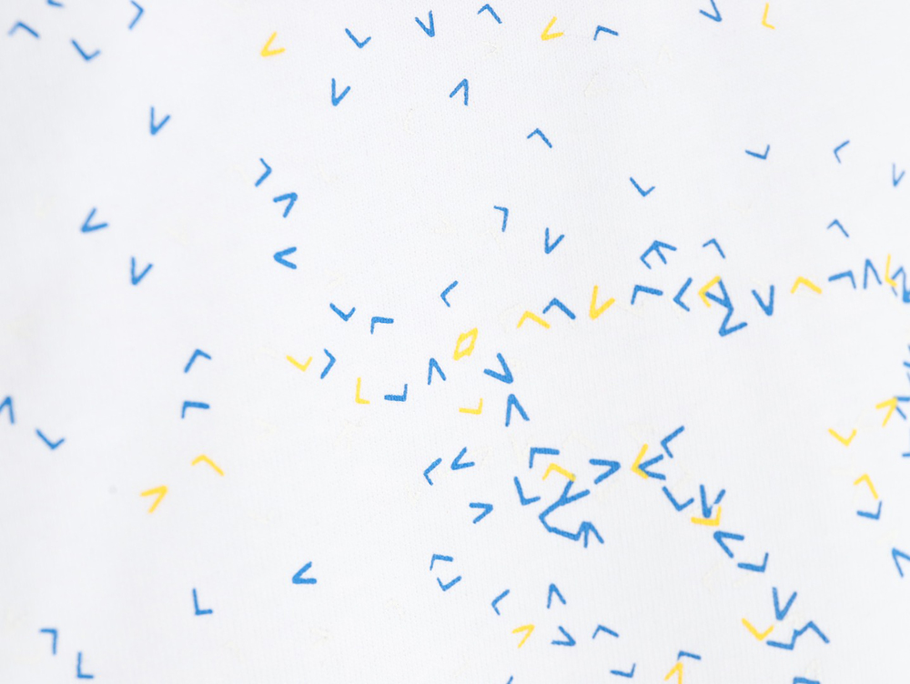 l0*is V*t0n small airplane printed letter logo short sleeves