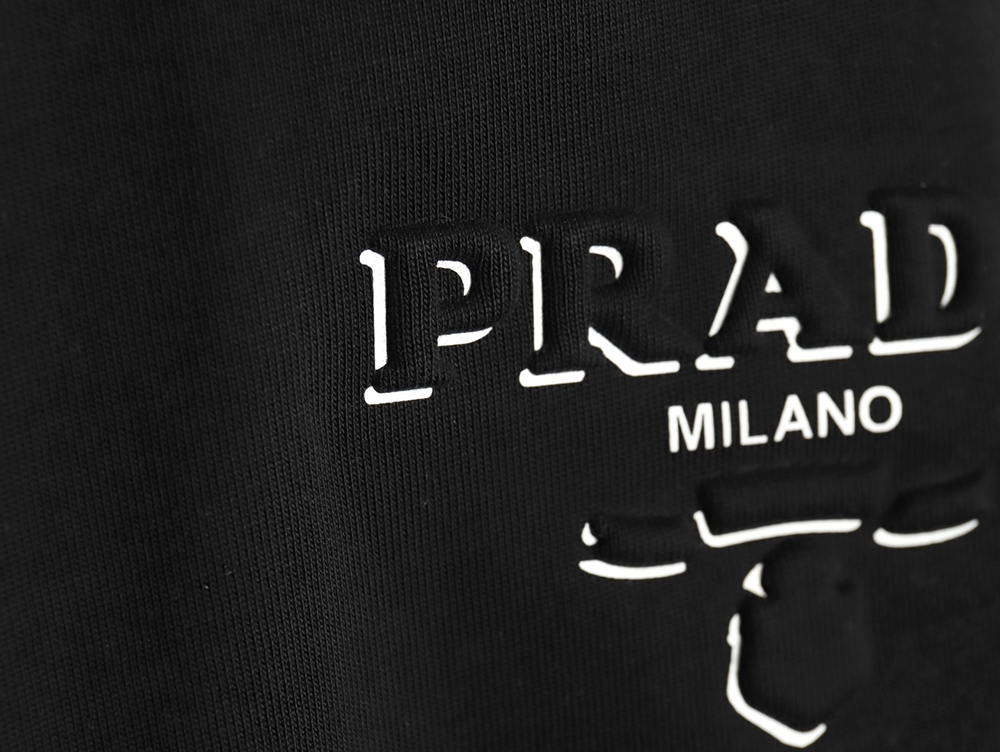 Pra*a logo laminated short sleeve tsk1