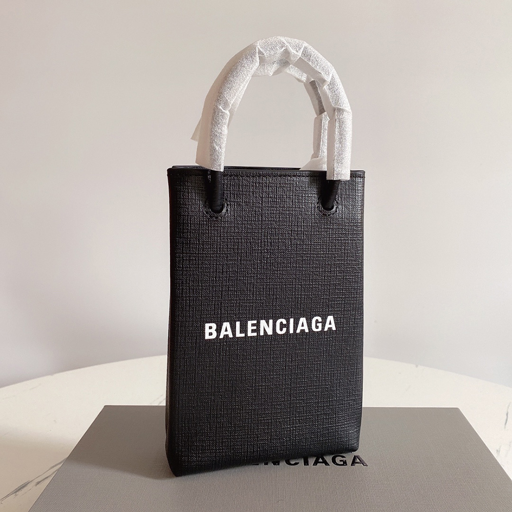 Ba*len*cia*ga logo phone tote bags 593826 18*4.5*12cm