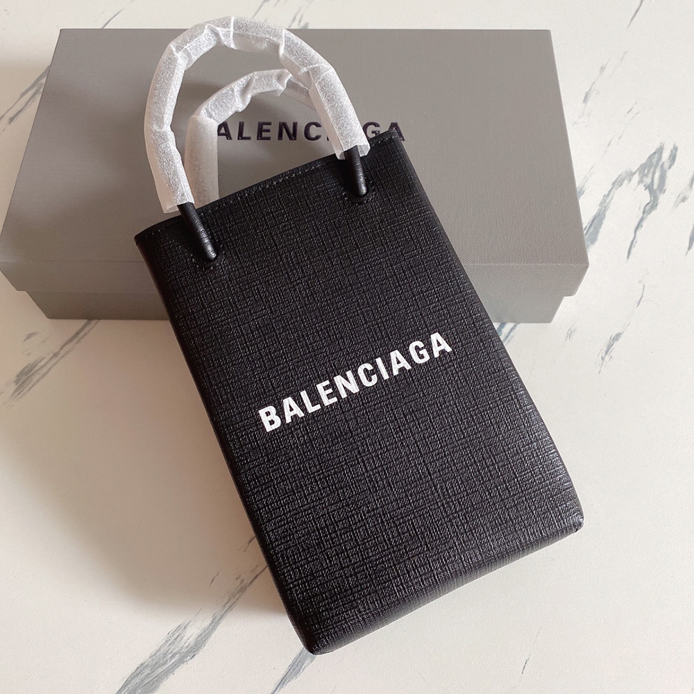 Ba*len*cia*ga logo phone tote bags 593826 18*4.5*12cm