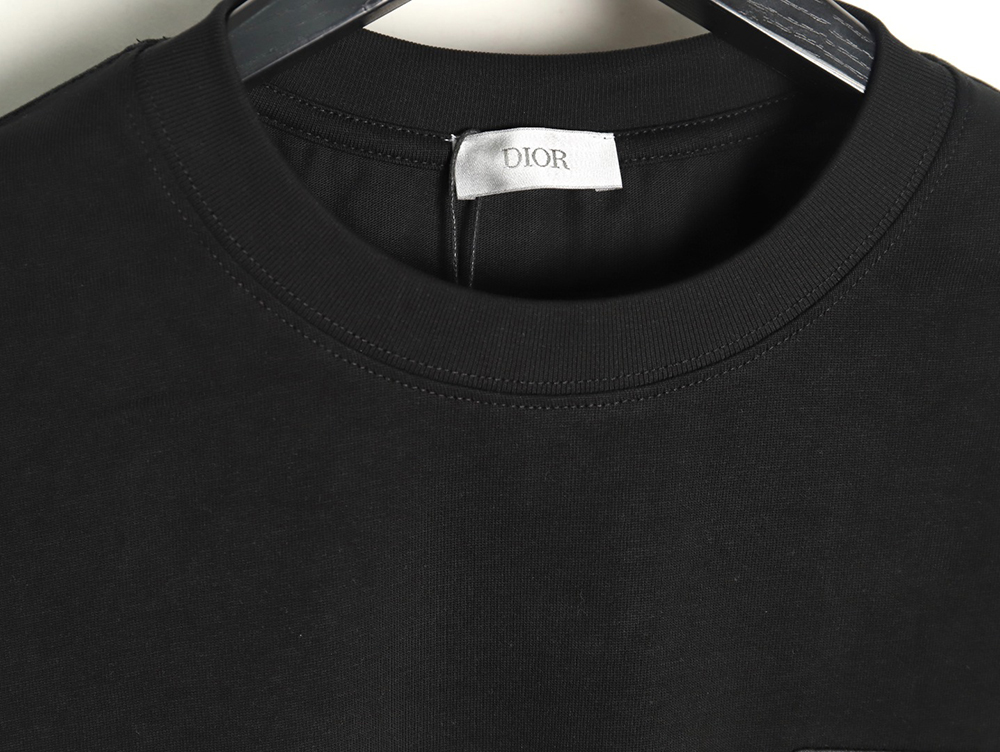 D*or chest embroidered lettering short sleeve t-shirt tsk1