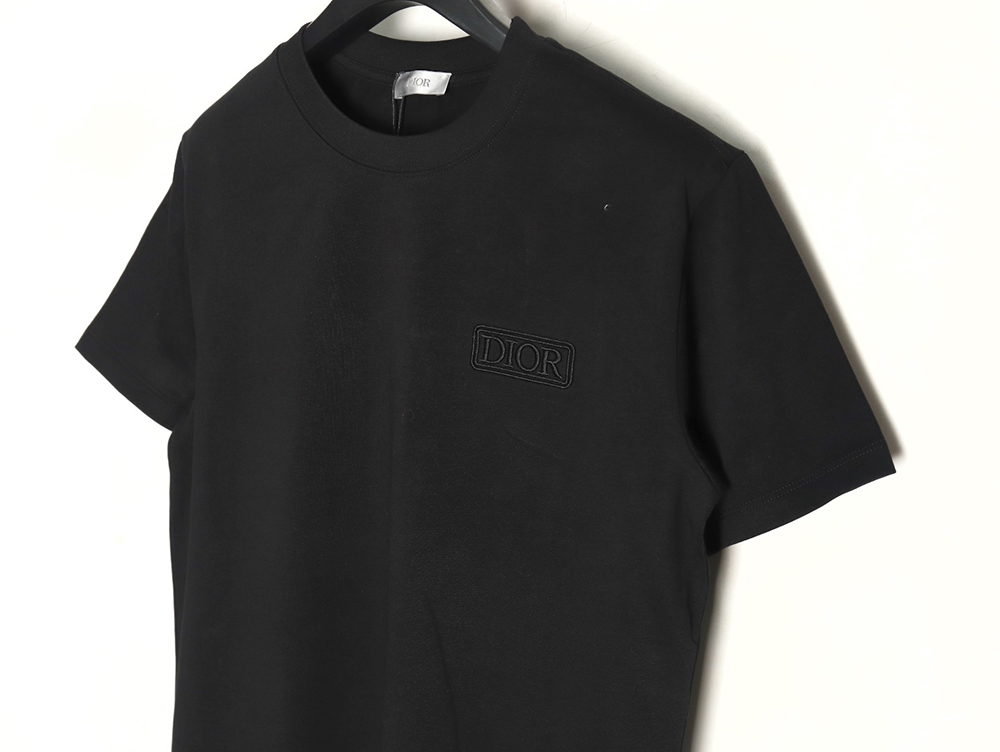 D*or chest embroidered lettering short sleeve t-shirt tsk1