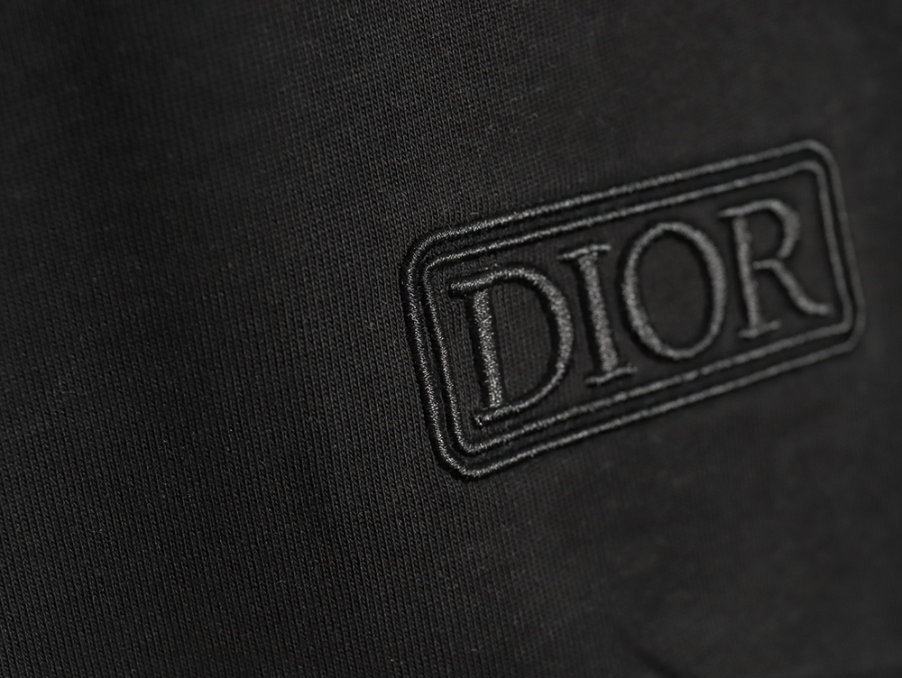 D*or chest embroidered lettering short sleeve t-shirt tsk1