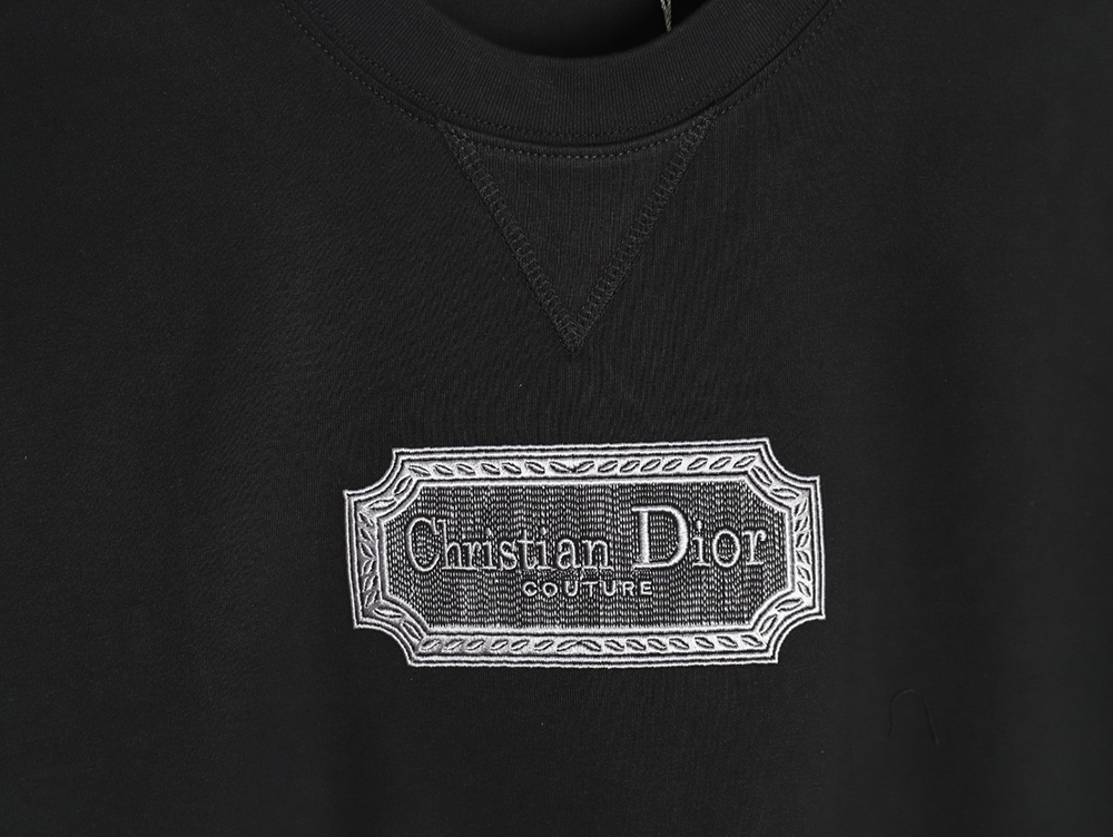 D*or silver logo embroidered short sleeve t-shirt tsk1