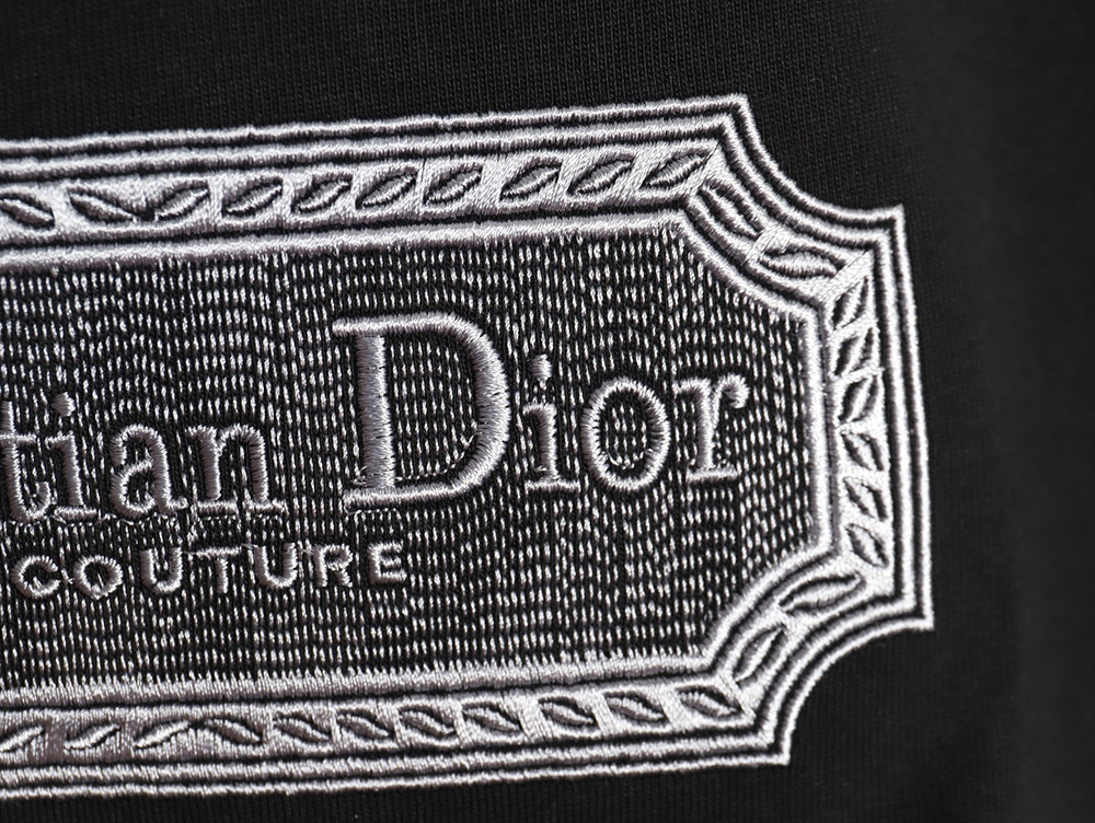 D*or silver logo embroidered short sleeve t-shirt tsk1