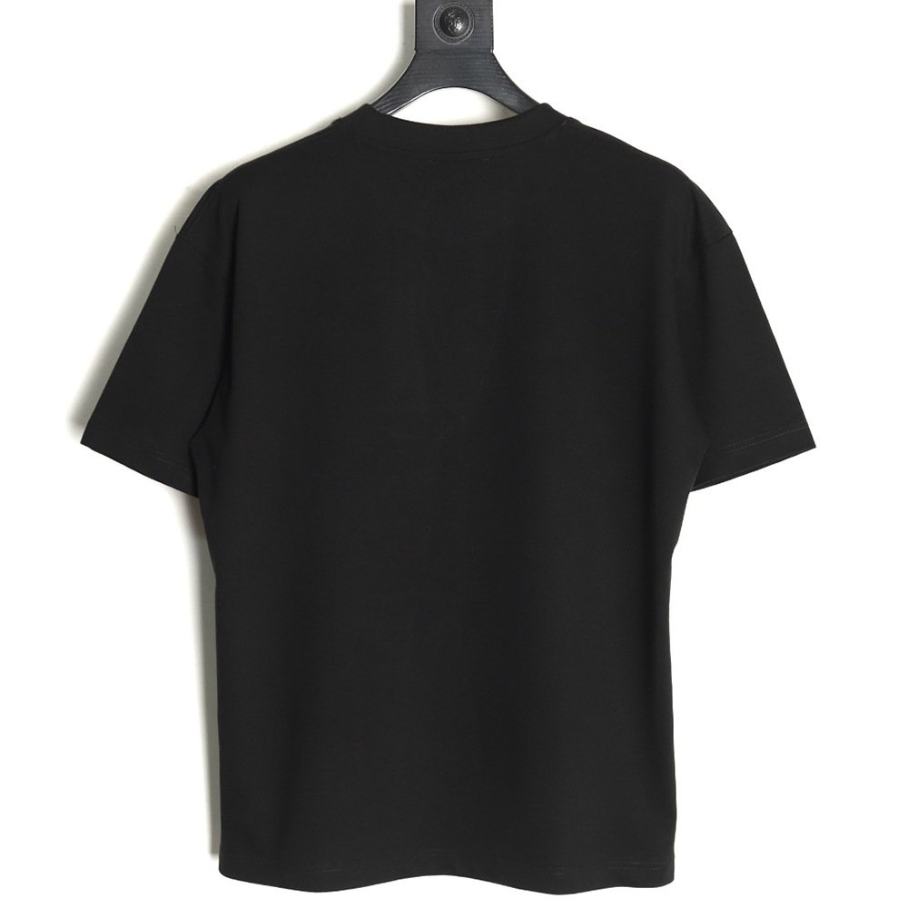 F**di pizza graphic embroidered short-sleeved t-shirt tsk1