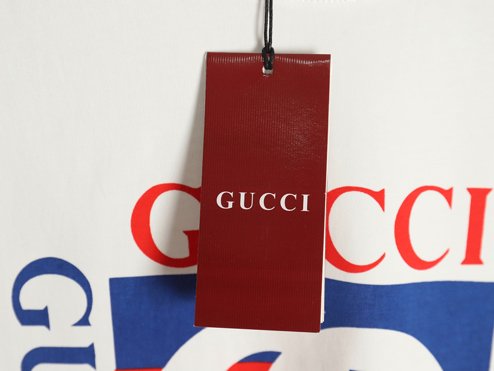 G*u*i square letter print short sleeve t-shirt